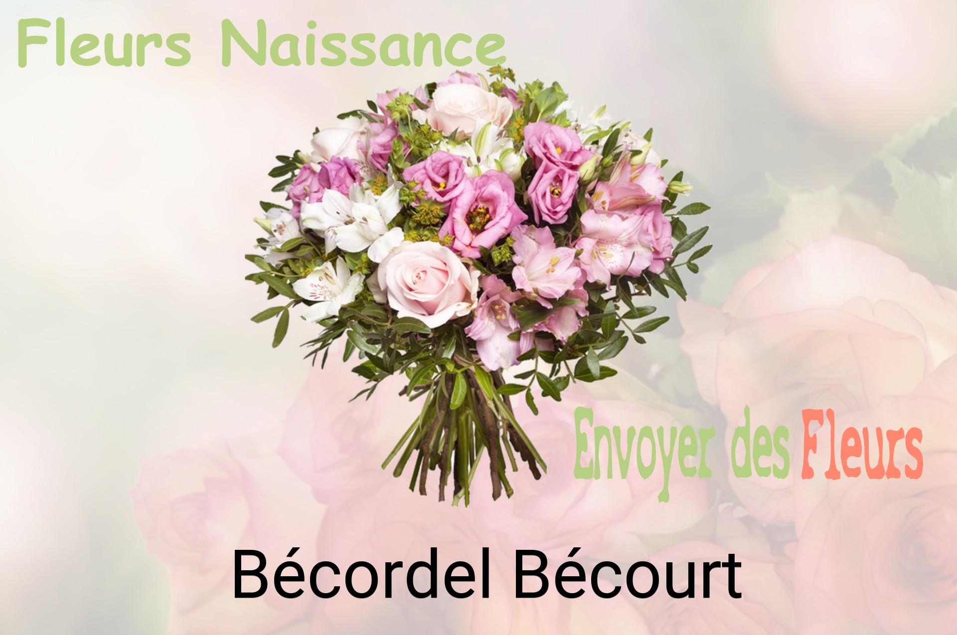 Bouquet de fleurs de naissance livré à Bécordel-Bécourt